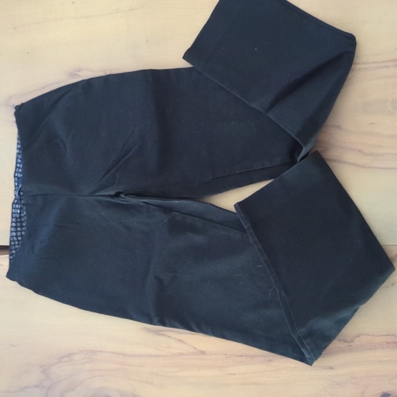 Lands' End stretch skinny pants black 2P - Picture 1 of 6